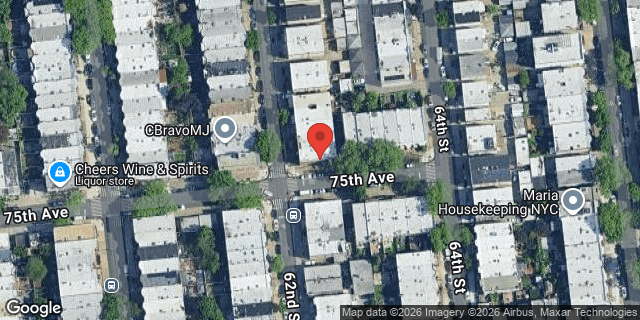 Aerial map of 74-47 62 STREET, Queens