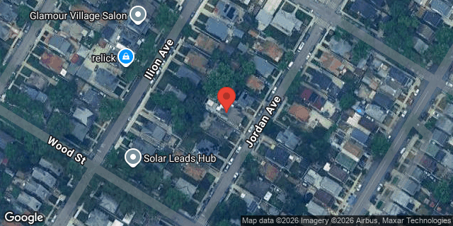 Aerial map of 186-21 JORDAN AVENUE, Queens