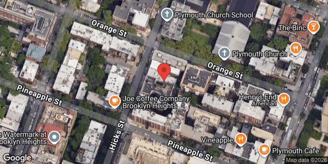 Aerial map of 87 HICKS STREET, Brooklyn