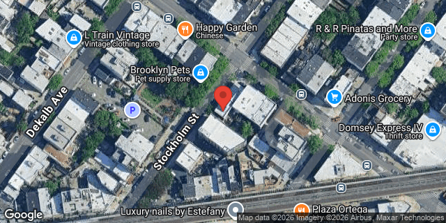 Aerial map of 146 STOCKHOLM STREET, Brooklyn
