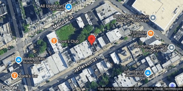 Aerial map of 81 JEFFERSON STREET, Brooklyn