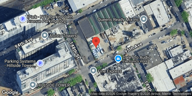 Aerial map of 148-07 95 AVENUE, Queens