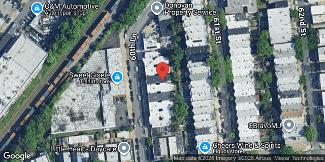 Aerial map of 72-47 60 LANE, Queens