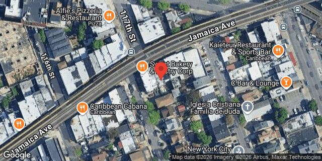 Aerial map of 117-06 JAMAICA AVENUE, Queens