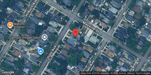 Aerial map of 186-40 ILION AVENUE, Queens