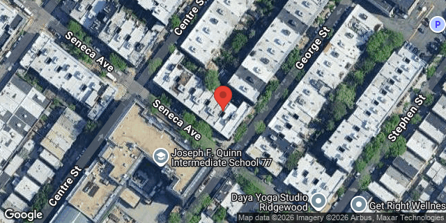 Aerial map of 989 SENECA AVENUE, Queens