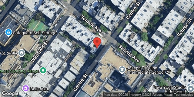 Aerial map of 970 SENECA AVENUE, Queens