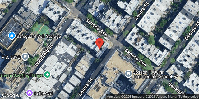Aerial map of 968 SENECA AVENUE, Queens