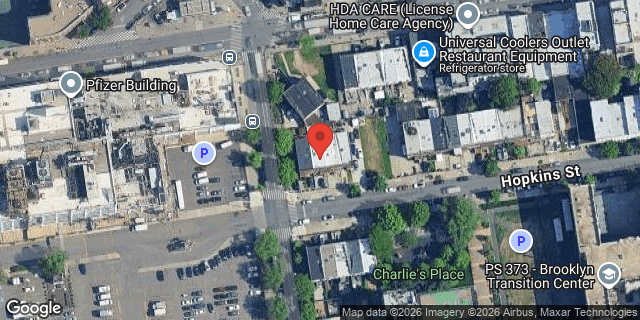 Aerial map of 137 HOPKINS STREET, Brooklyn
