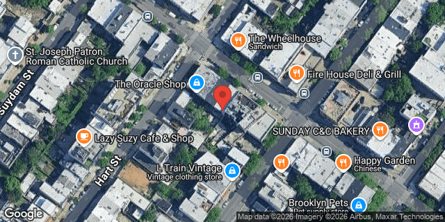 Aerial map of 170 WILSON AVENUE, Brooklyn