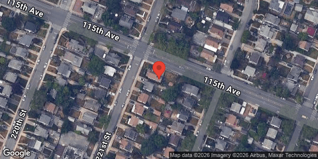 Aerial map of 221-02 115 AVENUE, Queens