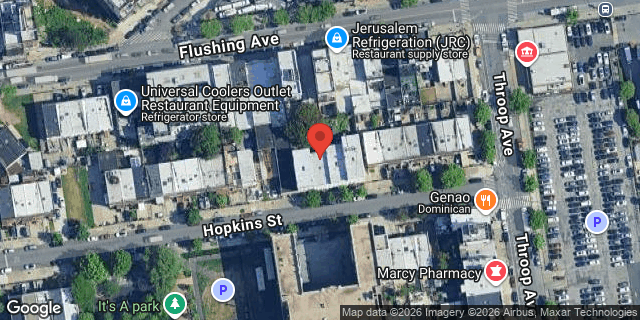 Aerial map of 175 HOPKINS STREET, Brooklyn