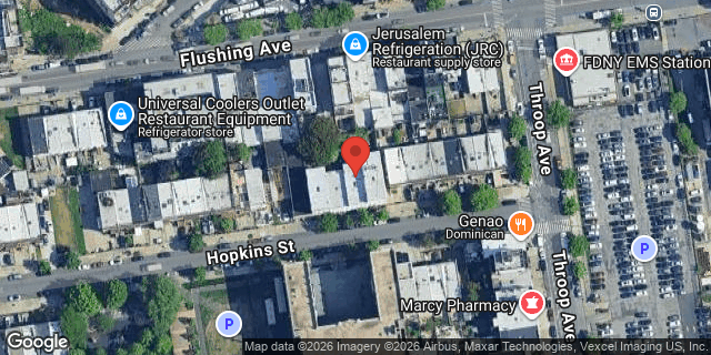 Aerial map of 177 HOPKINS STREET, Brooklyn
