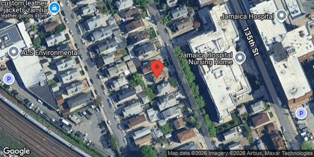 Aerial map of 89-34 134 STREET, Queens