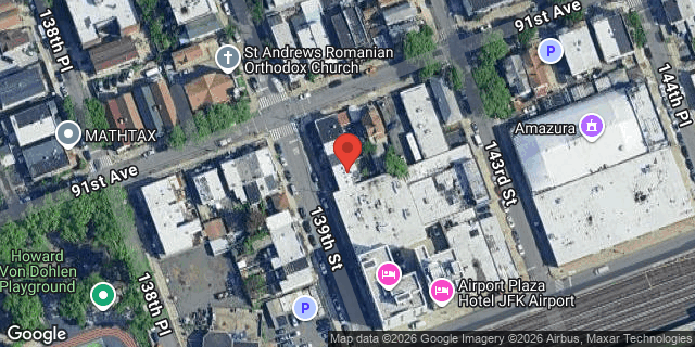 Aerial map of 91-07 139 STREET, Queens