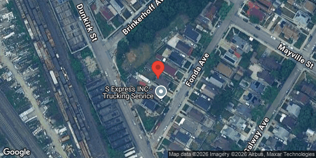 Aerial map of 183-15 FONDA AVENUE, Queens
