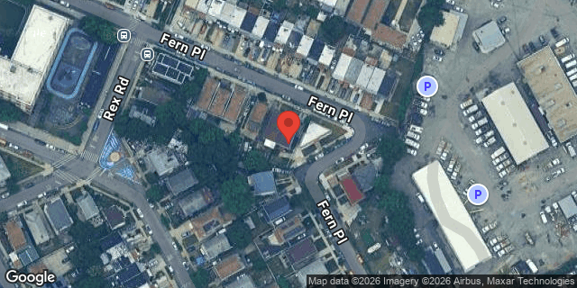 Aerial map of 108-26 FERN PLACE, Queens