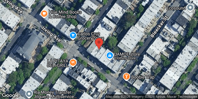 Aerial map of 243 IRVING AVENUE, Brooklyn
