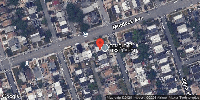 Aerial map of 114-04 204 STREET, Queens