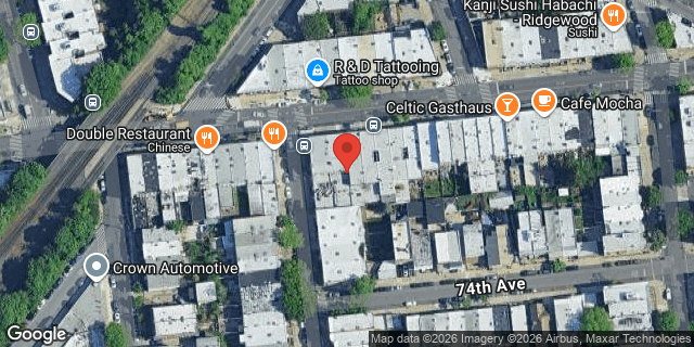 Aerial map of 62-02 MYRTLE AVENUE, Queens