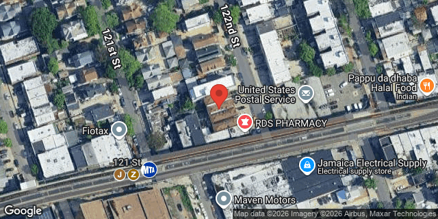 Aerial map of 86-44 122 STREET, Queens