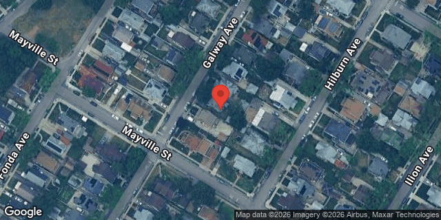 Aerial map of 185-12 GALWAY AVENUE, Queens