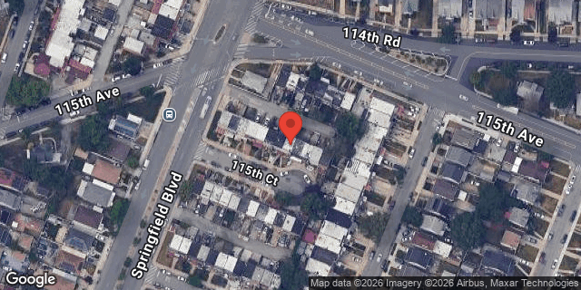 Aerial map of 216-15 115 COURT, Queens