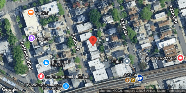 Aerial map of 86-27 120 STREET, Queens