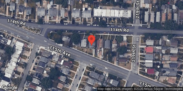 Aerial map of 217-22 114 ROAD, Queens