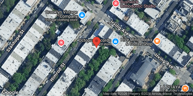 Aerial map of 290 HIMROD STREET, Brooklyn