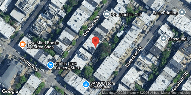 Aerial map of 1434 GREENE AVENUE, Brooklyn