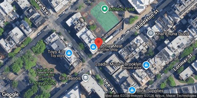 Aerial map of 239 LEE AVENUE, Brooklyn