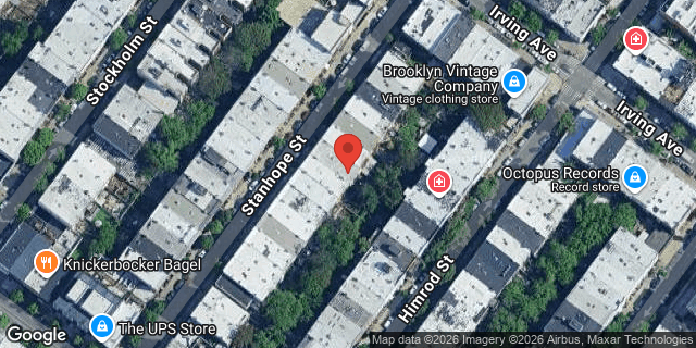 Aerial map of 238 STANHOPE STREET, Brooklyn