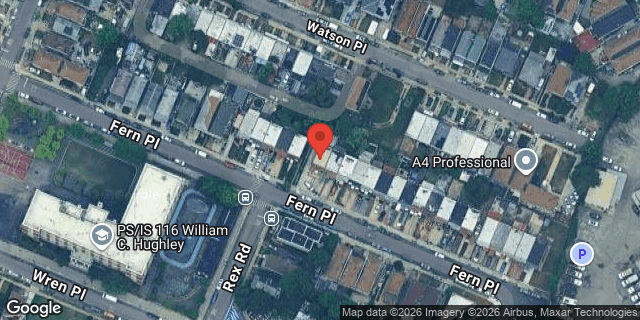 Aerial map of 108-01 FERN PLACE, Queens