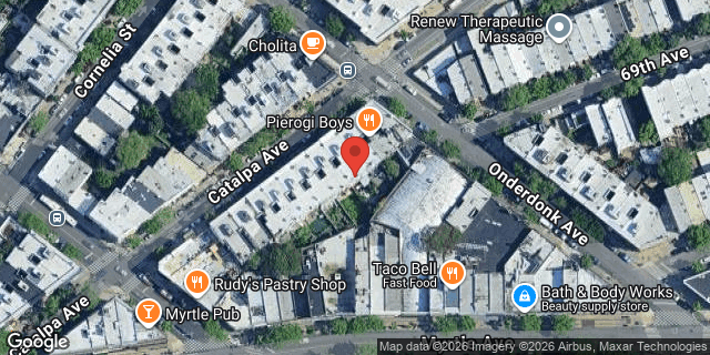 Aerial map of 57-28 CATALPA AVENUE, Queens