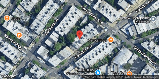 Aerial map of 57-23 CATALPA AVENUE, Queens
