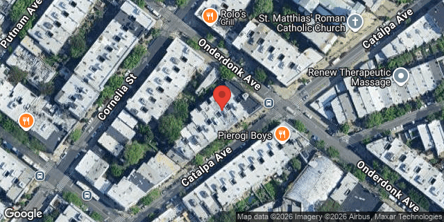 Aerial map of 57-29 CATALPA AVENUE, Queens