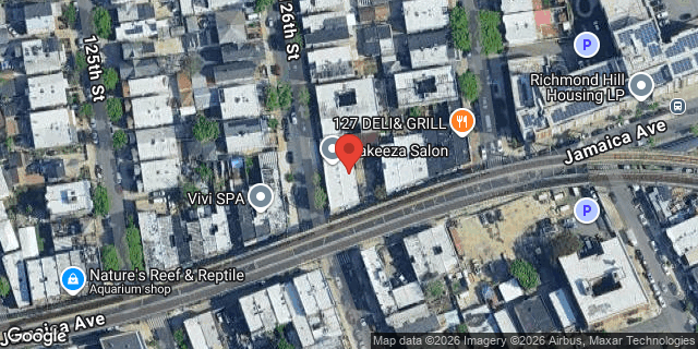 Aerial map of 126-03 JAMAICA AVENUE, Queens