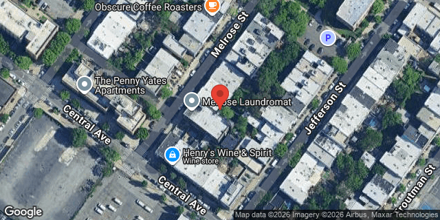 Aerial map of 242 MELROSE STREET, Brooklyn