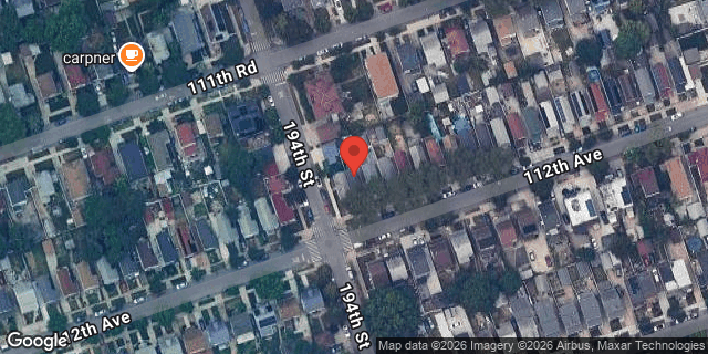 Aerial map of 194-03 112 AVENUE, Queens