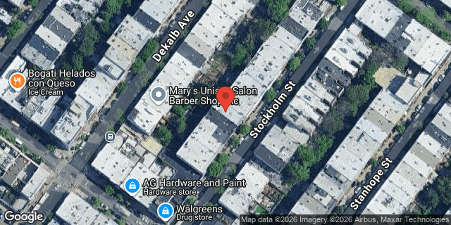 Aerial map of 243 STOCKHOLM STREET, Brooklyn