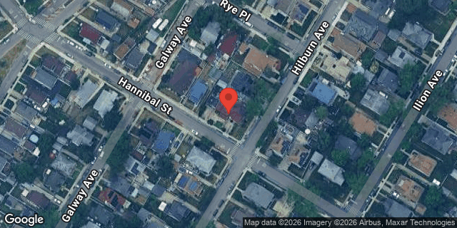 Aerial map of 187-05 HILBURN AVENUE, Queens