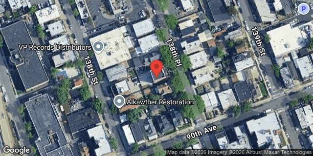 Aerial map of 89-28 138 PLACE, Queens