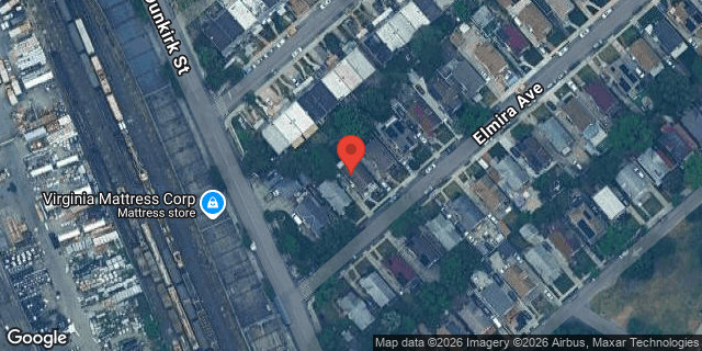 Aerial map of 183-13 ELMIRA AVENUE, Queens