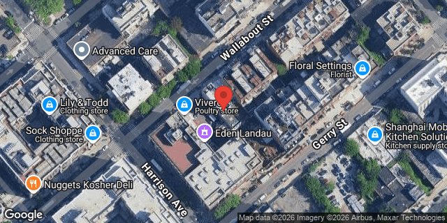 Aerial map of 372 WALLABOUT STREET, Brooklyn