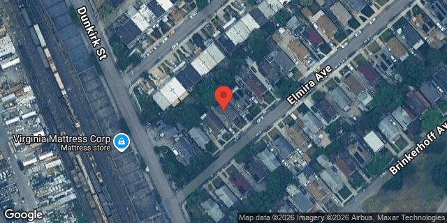 Aerial map of 183-17 ELMIRA AVENUE, Queens
