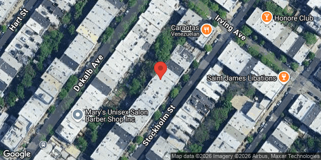 Aerial map of 257 STOCKHOLM STREET, Brooklyn