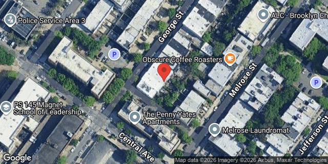 Aerial map of 70 GEORGE STREET, Brooklyn