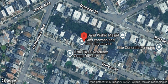 Aerial map of 107-21 WATSON PLACE, Queens