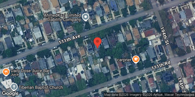 Aerial map of 190-56 111 AVENUE, Queens